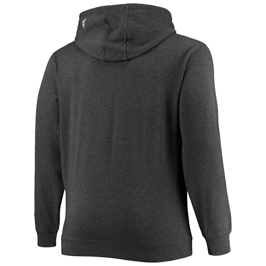 Cleveland Browns New Era Big & Tall Primary Logo Pullover Hoodie - Charcoal - NFL
