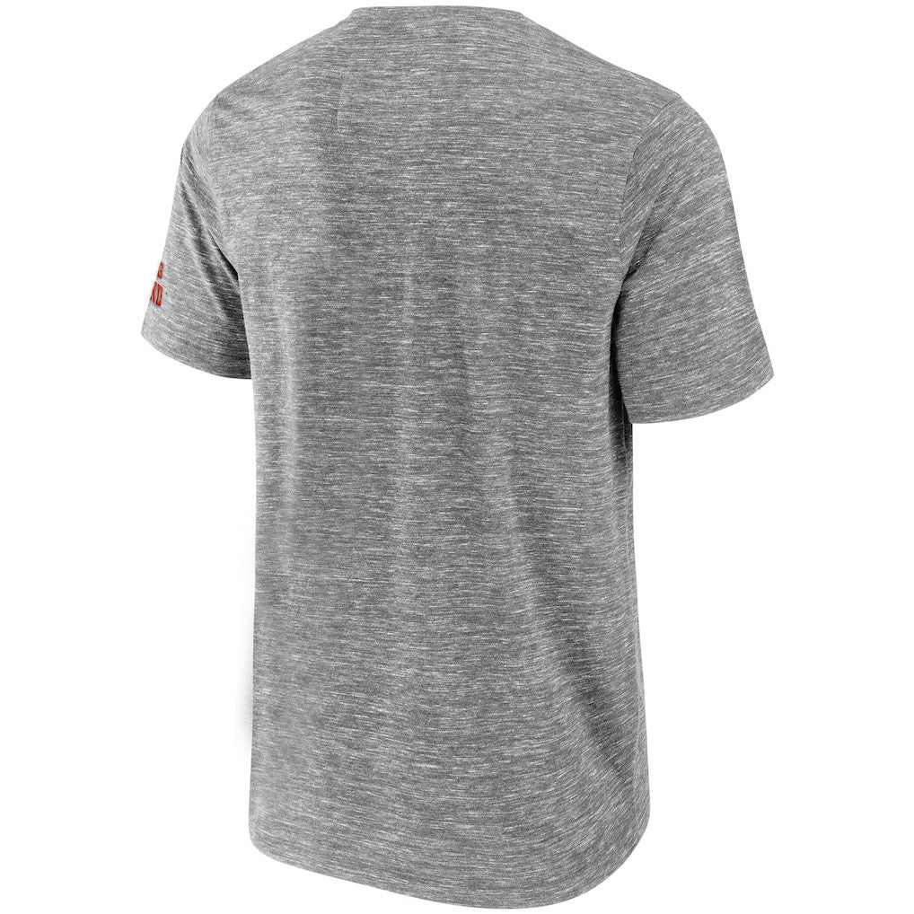 Cleveland Browns NFL x Darius Rucker Collection Slub Henley T-Shirt - Heathered Gray - Fanatics