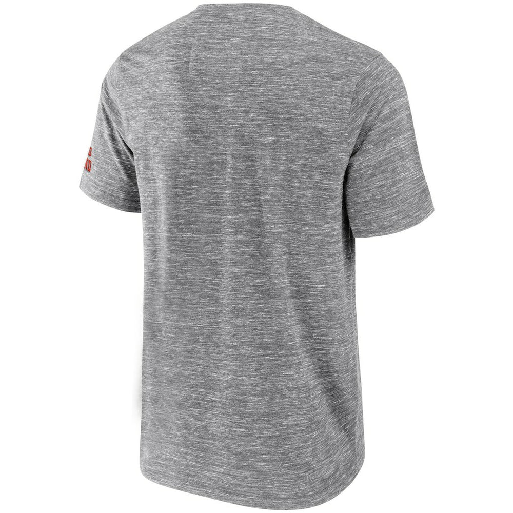 Cleveland Browns NFL x Darius Rucker Collection Slub Henley T-Shirt - Heathered Gray - Fanatics