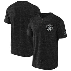 Las Vegas Raiders NFL x Darius Rucker Collection Slub Henley T-Shirt - Black - Fanatics