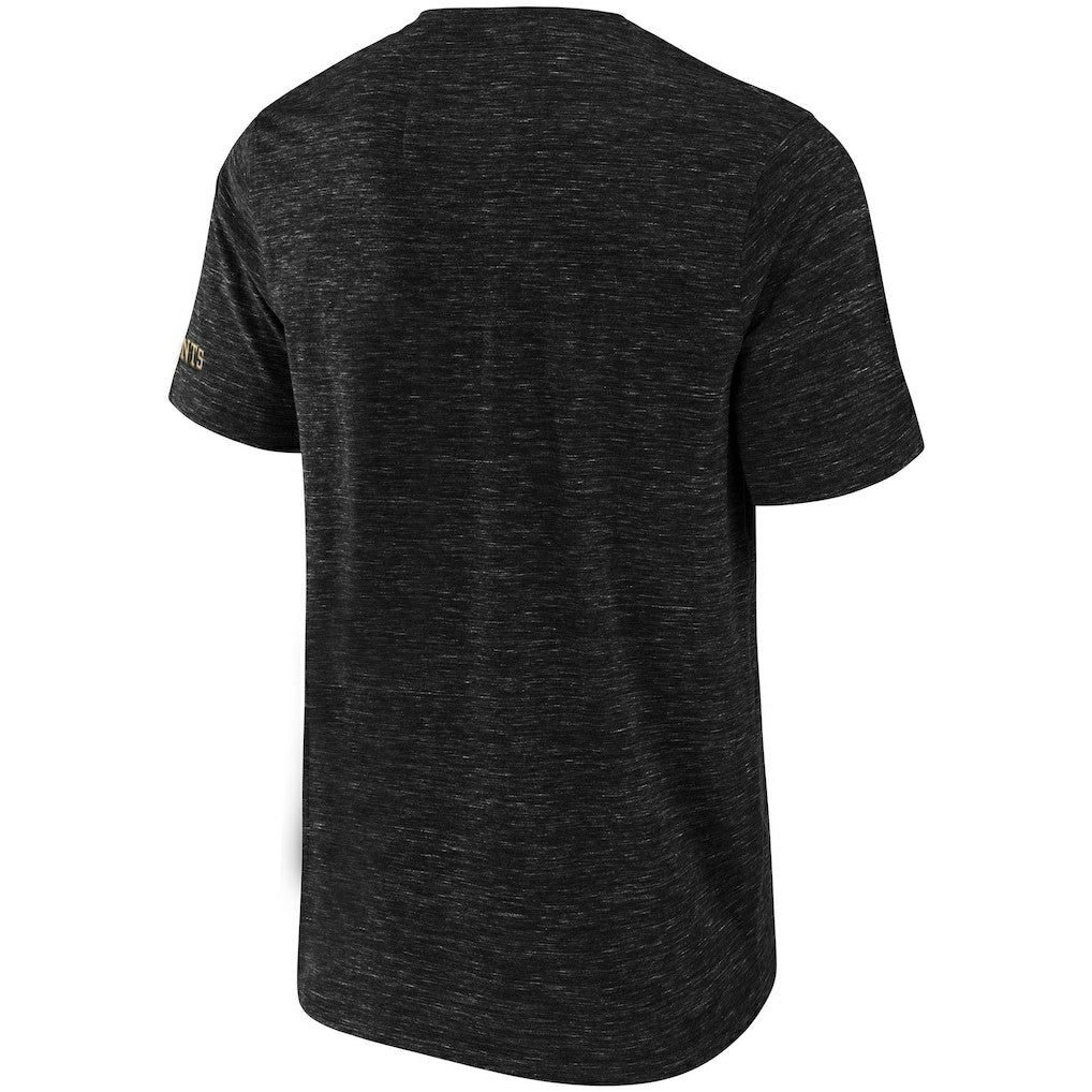 New Orleans Saints NFL x Darius Rucker Collection Slub Henley T-Shirt - Black - Fanatics