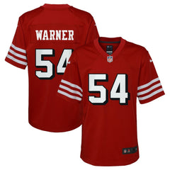 Fred Warner San Francisco 49ers Youth Game Jersey - Scarlet - Nike