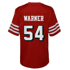 Fred Warner San Francisco 49ers Youth Game Jersey - Scarlet - Nike