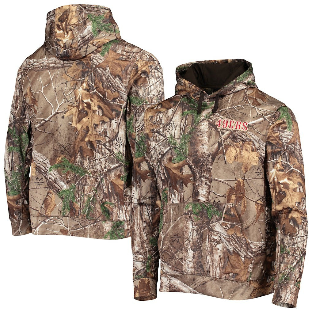 San Francisco 49ers Dunbrooke Champion Tech Pullover Hoodie - Realtree Camo - NFL
