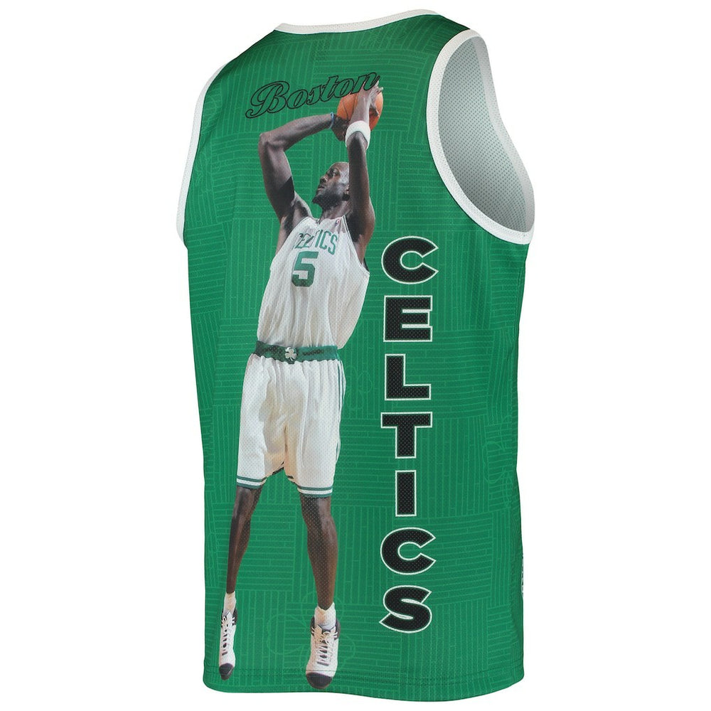 Mitchell & Ness Kevin Garnett Boston Celtics Hardwood Classics Player Tank Top Kelly Green