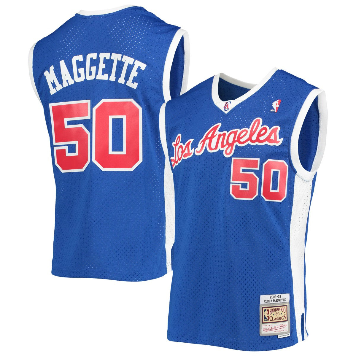 Mitchell & Ness Corey Maggette LA Clippers 2002/03 Hardwood Classics Swingman Jersey Royal