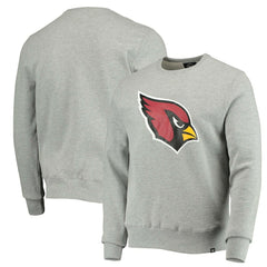 Arizona Cardinals '47 Imprint Headline Logo Pullover Sweatshirt - Heathered Gray - 47 brand