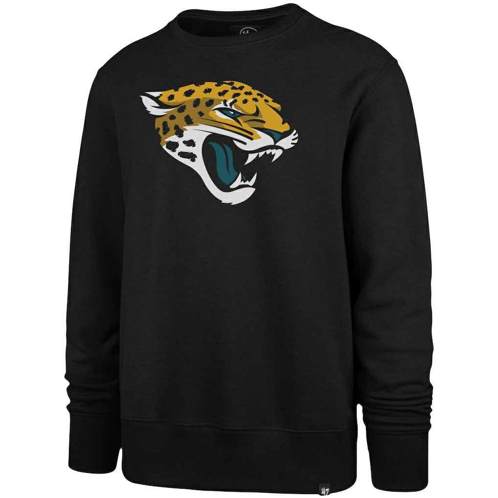 Jacksonville Jaguars '47 Imprint Headline Logo Pullover Sweatshirt - Black - 47 brand