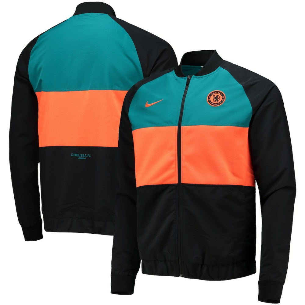 Nike - Chelsea I96 Woven Anthem Raglan Full-Zip Jacket - Blue