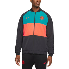 Nike - Chelsea I96 Woven Anthem Raglan Full-Zip Jacket - Blue