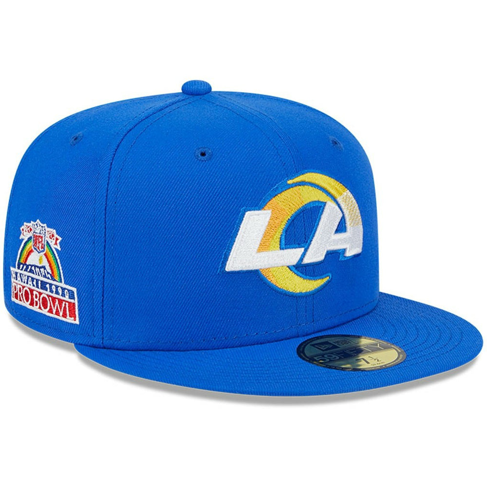 Los Angeles Rams New Era Patch Up 1990 Pro Bowl 59FIFTY Fitted Hat - Royal - NFL