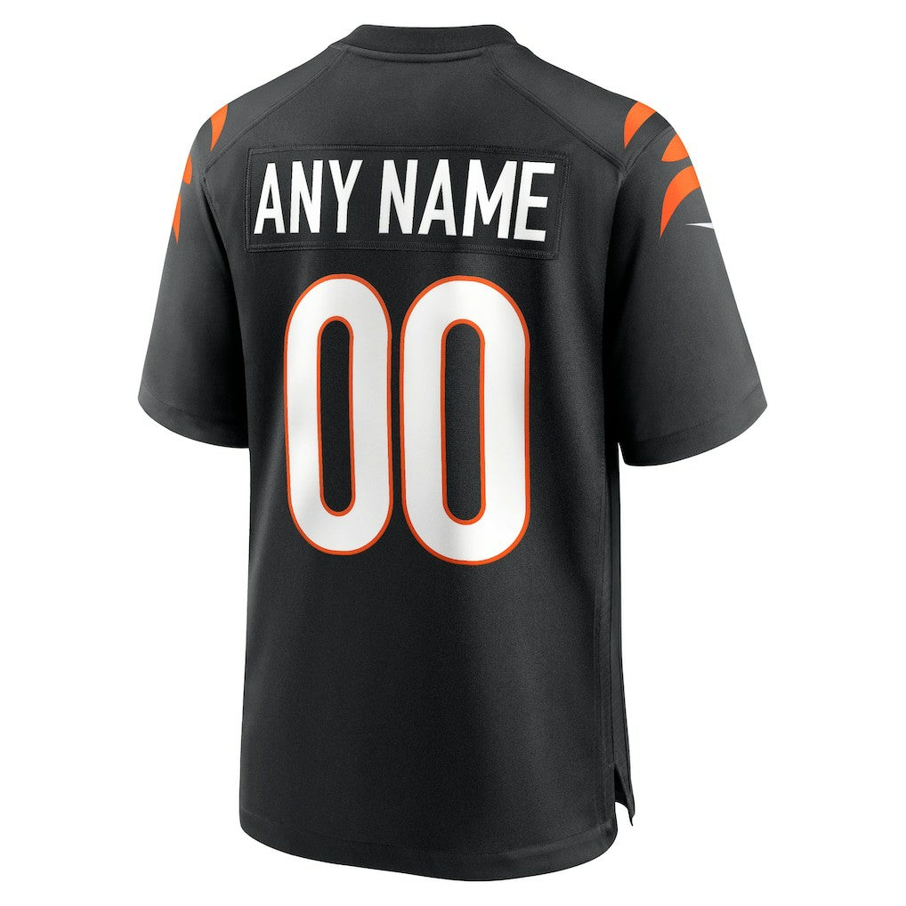 Cincinnati Bengals Game Custom Jersey - Black - Nike