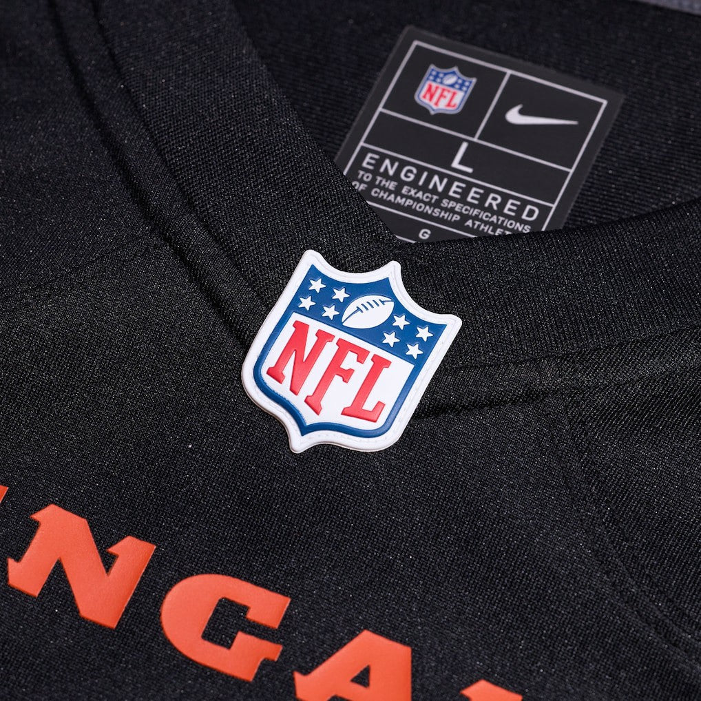 Cincinnati Bengals Game Custom Jersey - Black - Nike