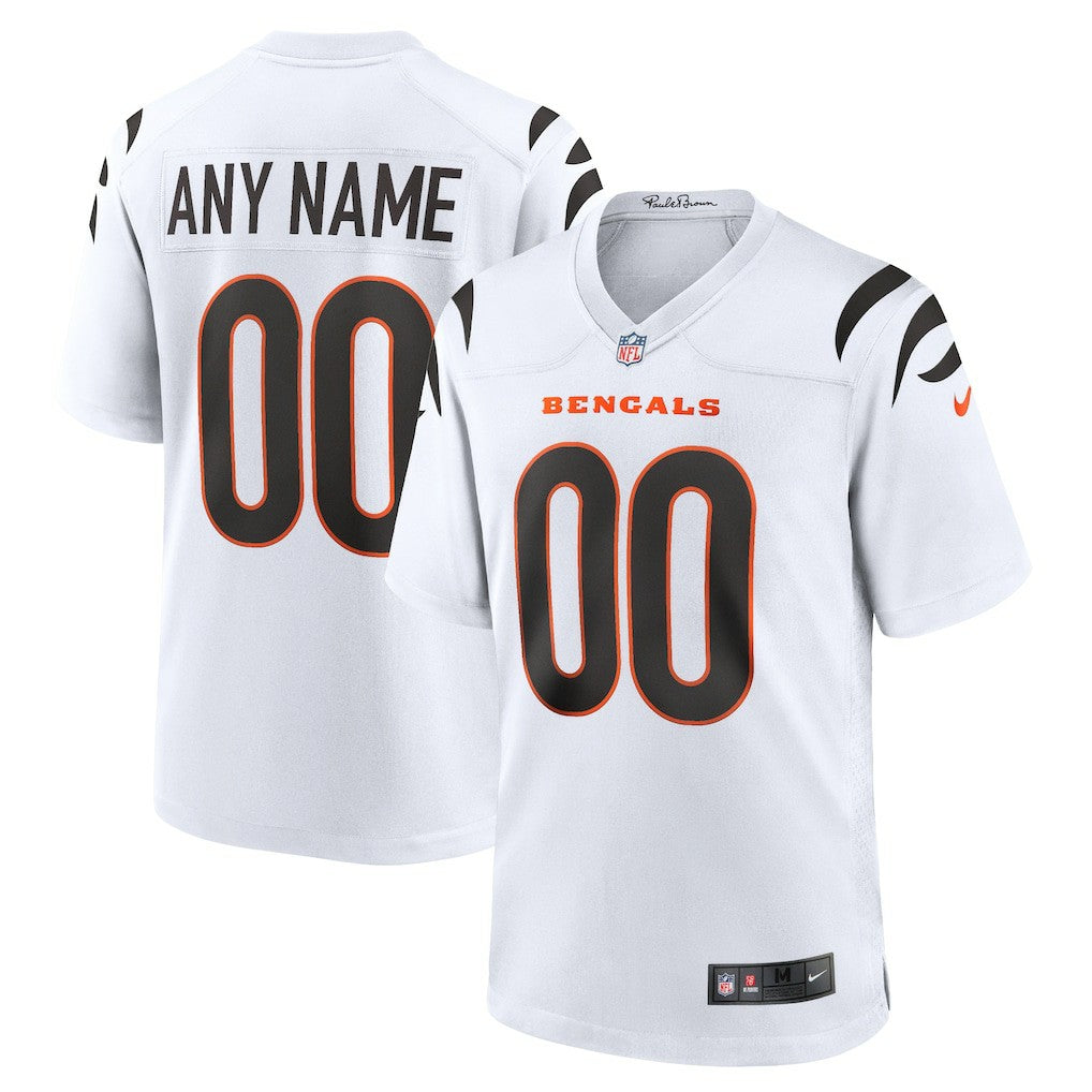 Cincinnati Bengals Game Custom Jersey - White - Nike