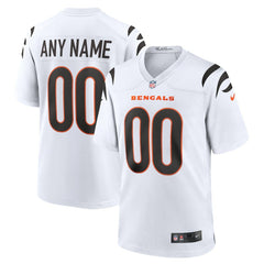Cincinnati Bengals Game Custom Jersey - White - Nike