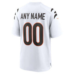 Cincinnati Bengals Game Custom Jersey - White - Nike