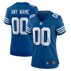 Indianapolis Colts Women's Alternate Custom Jersey - Royal - Nike