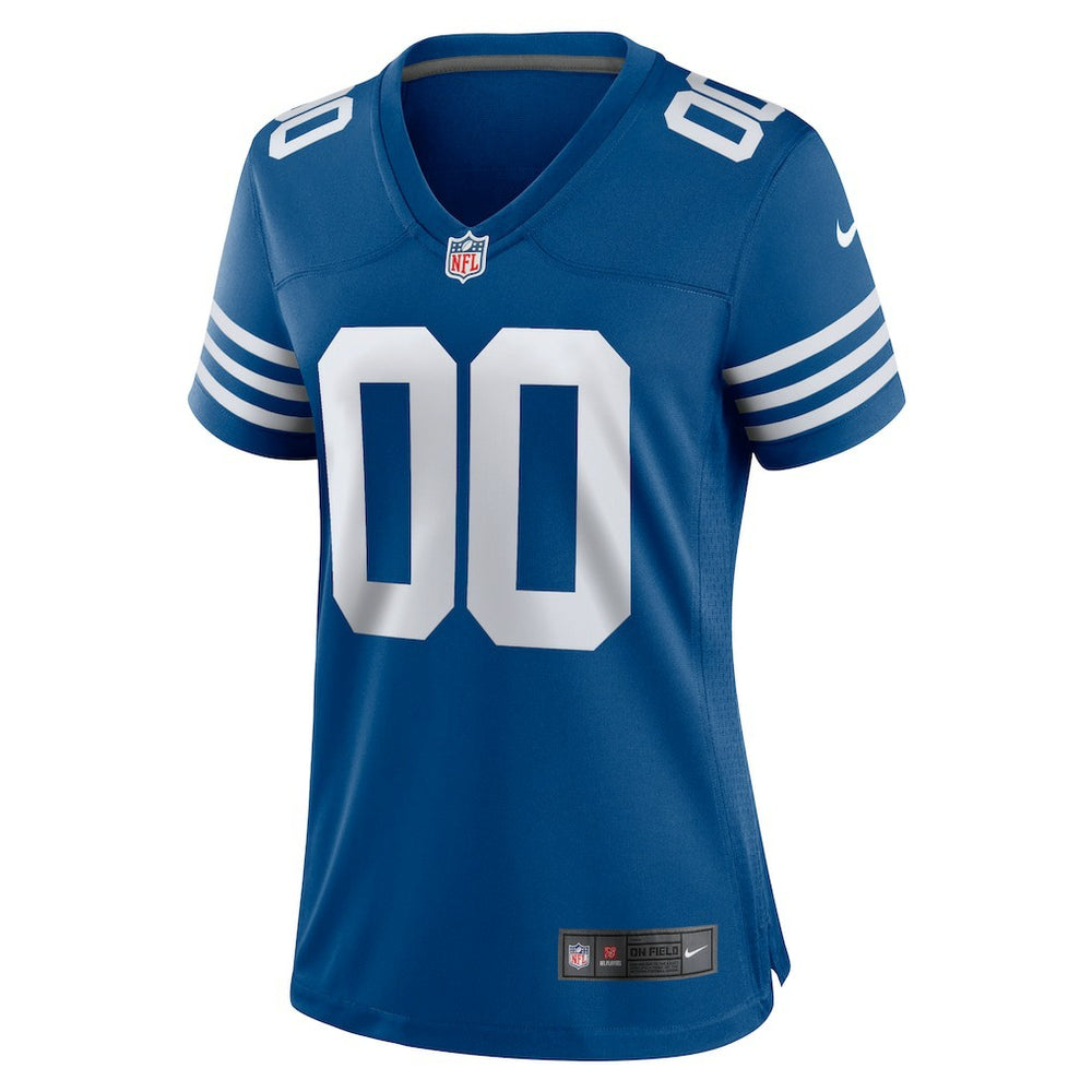 Indianapolis Colts Women's Alternate Custom Jersey - Royal - Nike