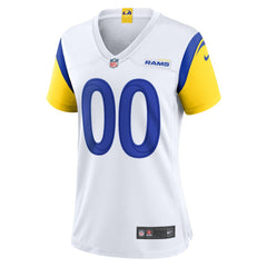 Los Angeles Rams Women's Alternate Custom Jersey - White - Nike
