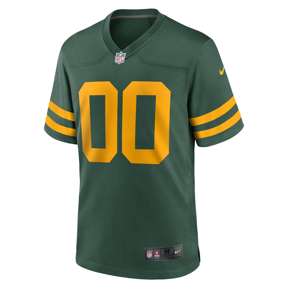 Green Bay Packers Alternate Custom Jersey - Green - Nike