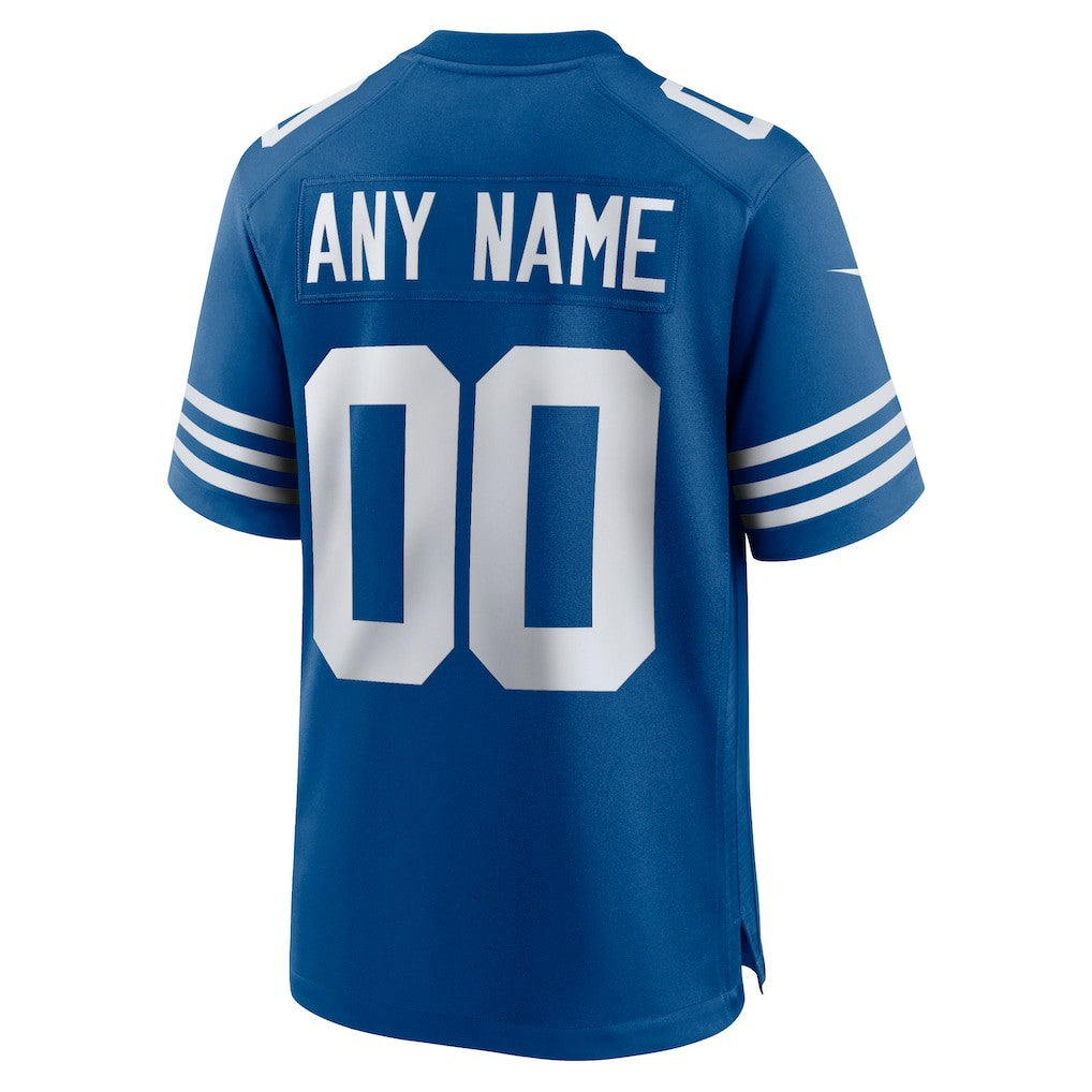 Indianapolis Colts Alternate Custom Jersey - Royal - Nike