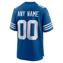 Indianapolis Colts Alternate Custom Jersey - Royal - Nike
