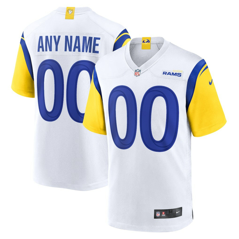 Los Angeles Rams Alternate Custom Jersey - White - Nike