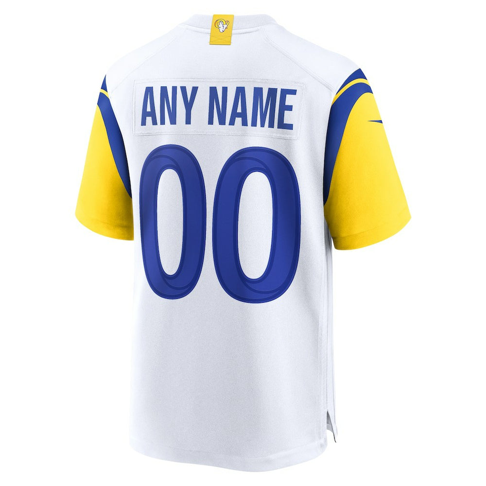 Los Angeles Rams Alternate Custom Jersey - White - Nike