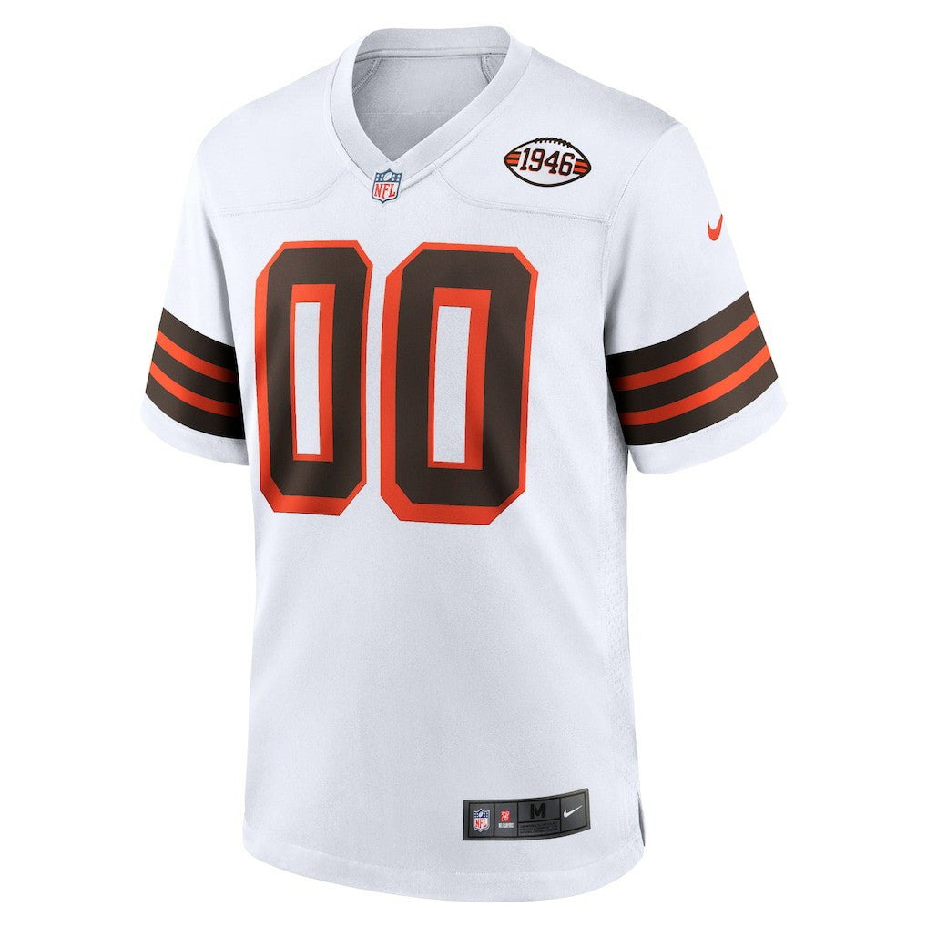 Cleveland Browns 1946 Collection Alternate Custom Jersey - White - Nike