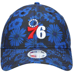 New Era Philadelphia 76ers Women's Blossom 2.0 9TWENTY Adjustable Hat Royal