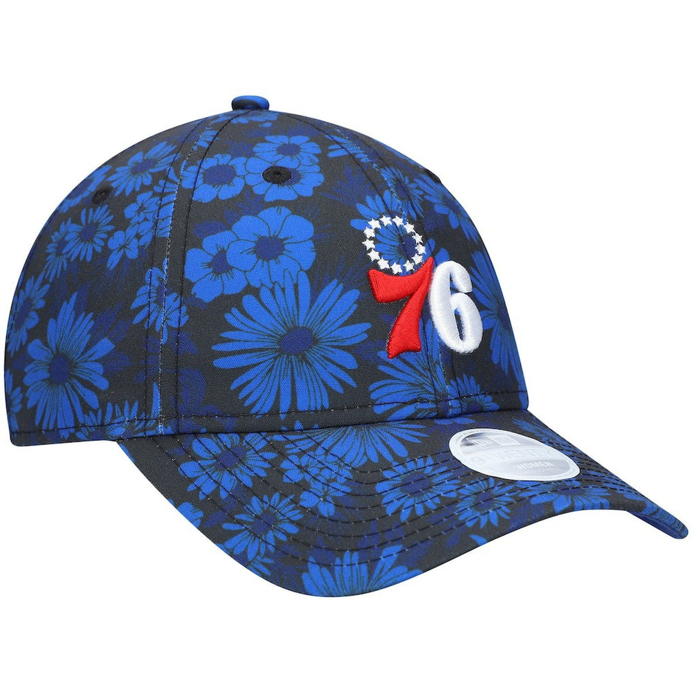 New Era Philadelphia 76ers Women's Blossom 2.0 9TWENTY Adjustable Hat Royal