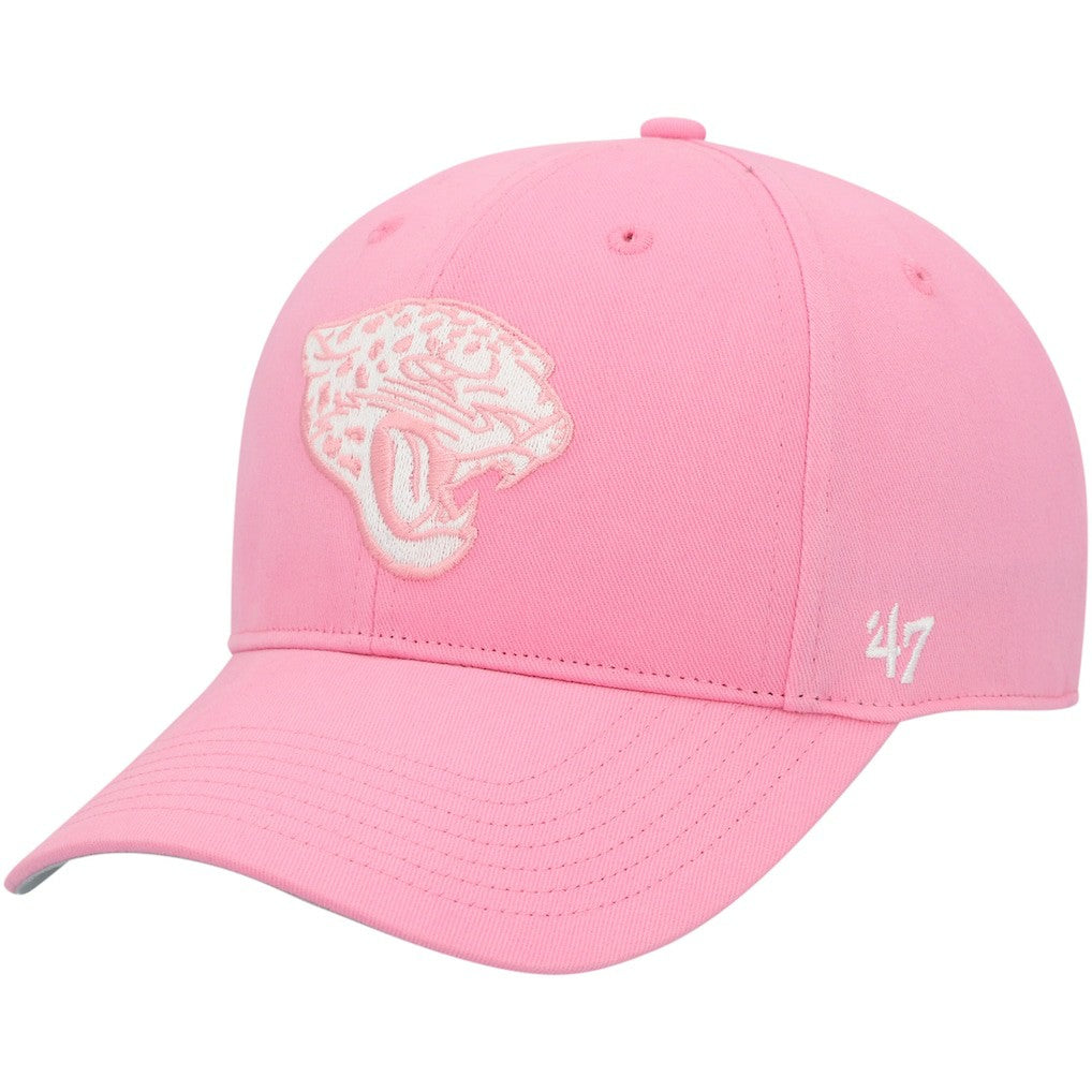 Jacksonville Jaguars '47 Girls Youth Rose MVP Adjustable Hat - Pink - 47 brand
