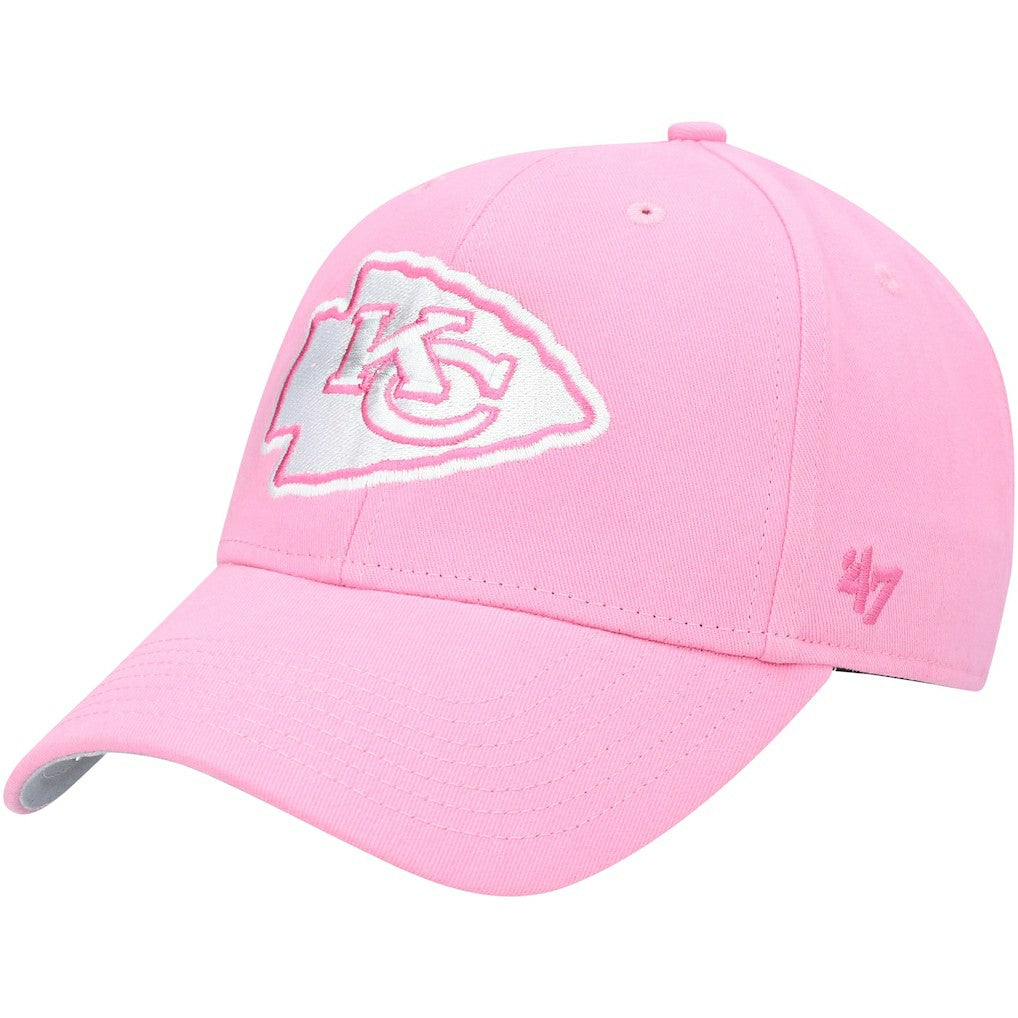 Kansas City Chiefs '47 Girls Youth Rose MVP Adjustable Hat - Pink - 47 brand