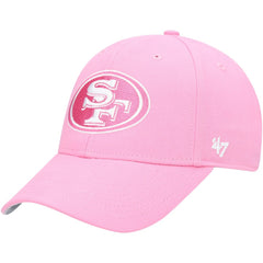 San Francisco 49ers '47 Girls Youth Rose MVP Adjustable Hat - Pink - 47 brand
