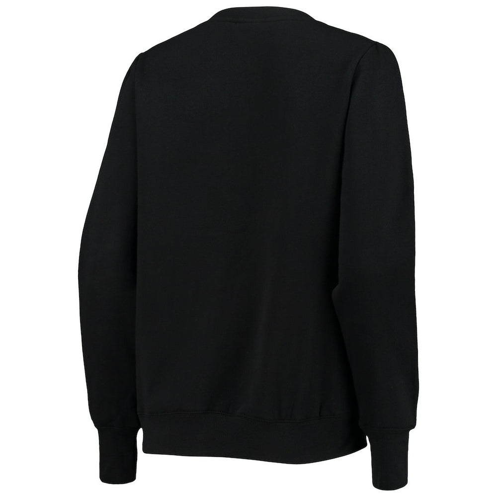 New Orleans Saints Cuce Women's Winners Square Neck Pullover Sweatshirt - Black - NFL