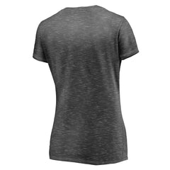 Buffalo Bills Women's League Leader Space Dye V-Neck T-Shirt - Charcoal - Fanatics