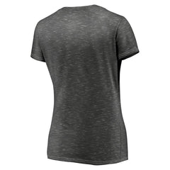 Tampa Bay Buccaneers Women's League Leader Space Dye V-Neck T-Shirt - Charcoal - Fanatics