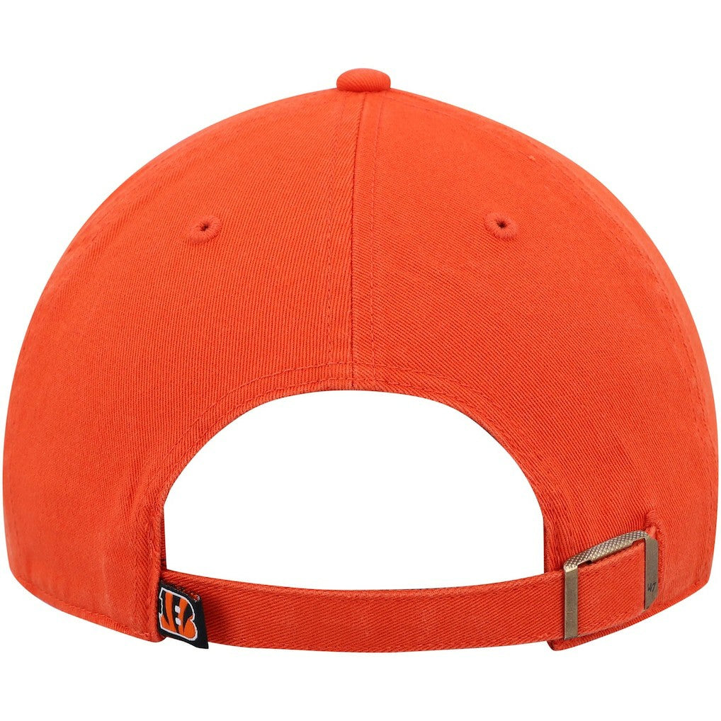 Cincinnati Bengals '47 Secondary Clean Up Adjustable Hat - Orange - 47 brand