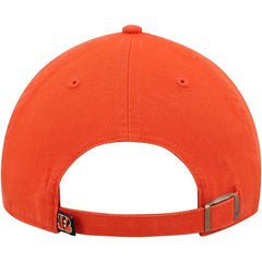 Cincinnati Bengals '47 Secondary Clean Up Adjustable Hat - Orange - 47 brand