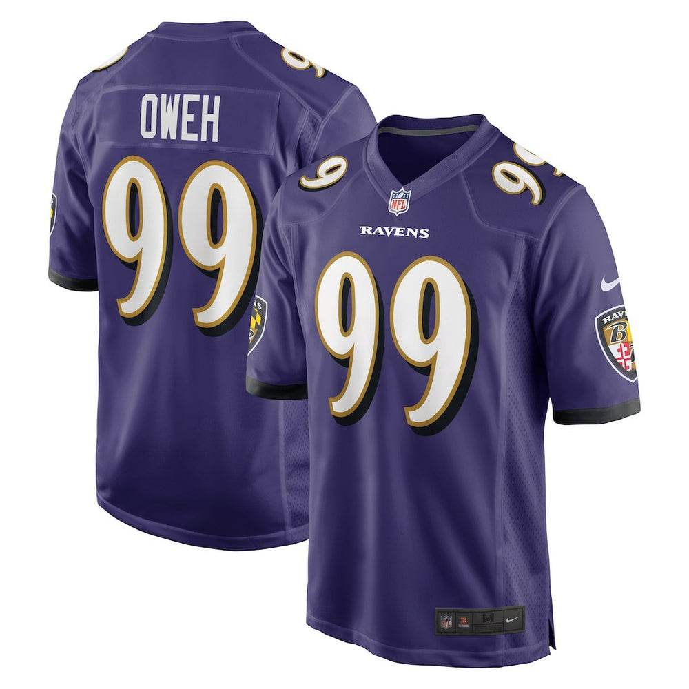 Odafe Oweh Baltimore Ravens Game Jersey - Purple - Nike