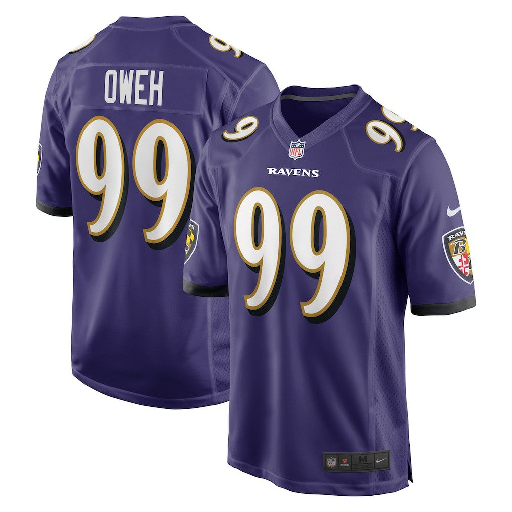Odafe Oweh Baltimore Ravens Game Jersey - Purple - Nike