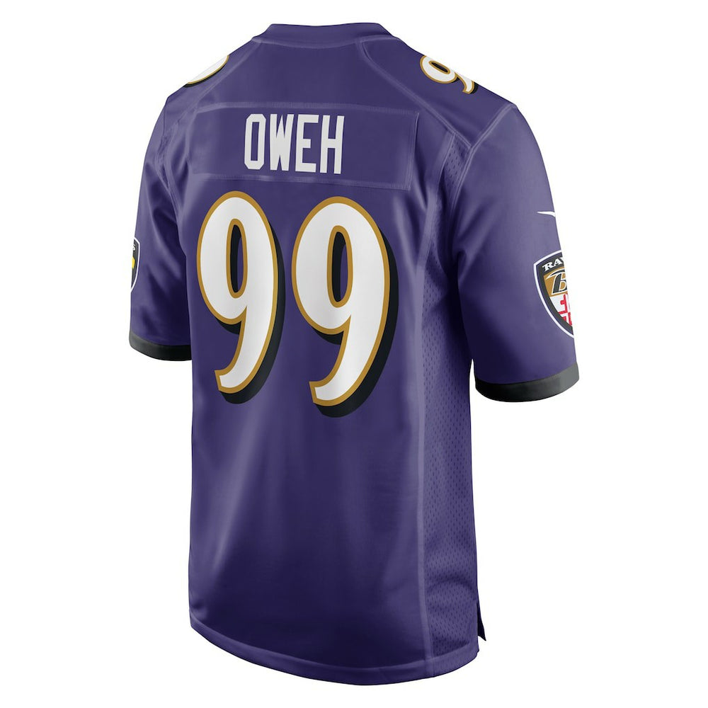 Odafe Oweh Baltimore Ravens Game Jersey - Purple - Nike