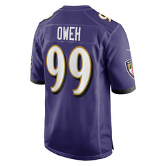 Odafe Oweh Baltimore Ravens Game Jersey - Purple - Nike