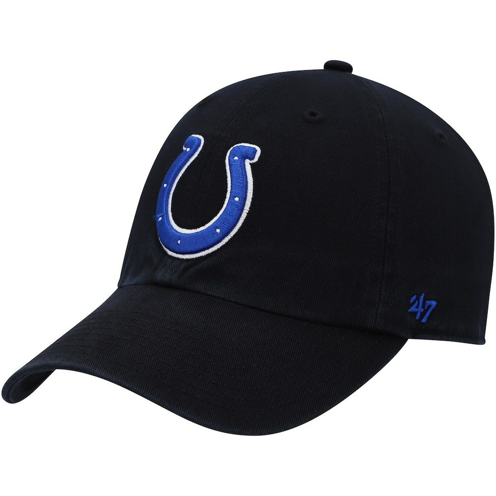 Indianapolis Colts '47 Clean Up Alternate Adjustable Hat - Black - 47 brand