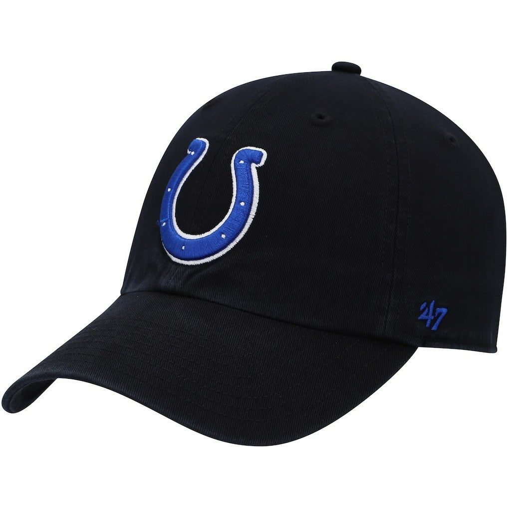 Indianapolis Colts '47 Clean Up Alternate Adjustable Hat - Black - 47 brand