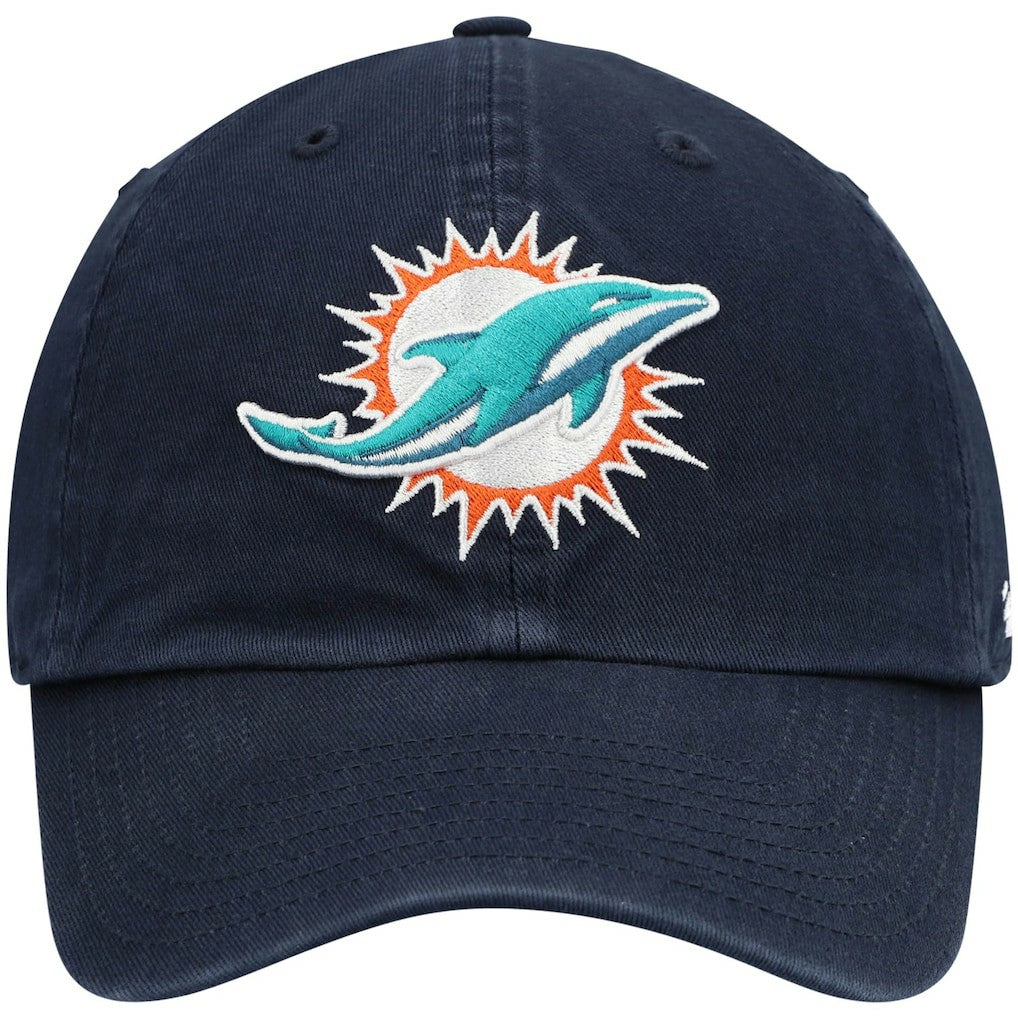 Miami Dolphins '47 Clean Up Alternate Adjustable Hat - Navy - 47 brand