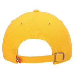 Kansas City Chiefs '47 Clean Up Script Adjustable Hat - Gold - 47 brand