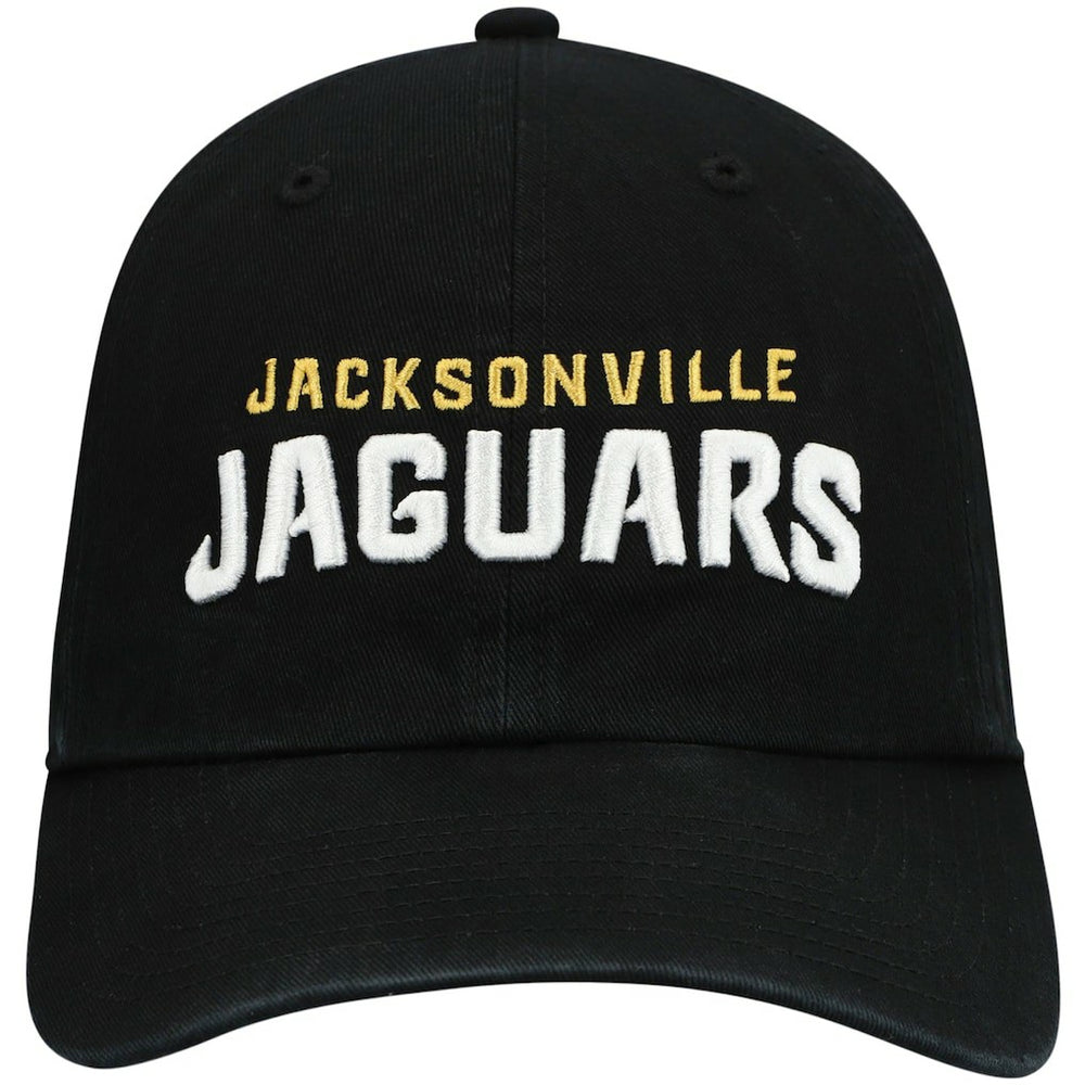 Jacksonville Jaguars '47 Clean Up Script Adjustable Hat - Black - 47 brand