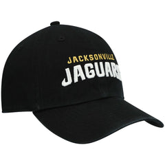 Jacksonville Jaguars '47 Clean Up Script Adjustable Hat - Black - 47 brand