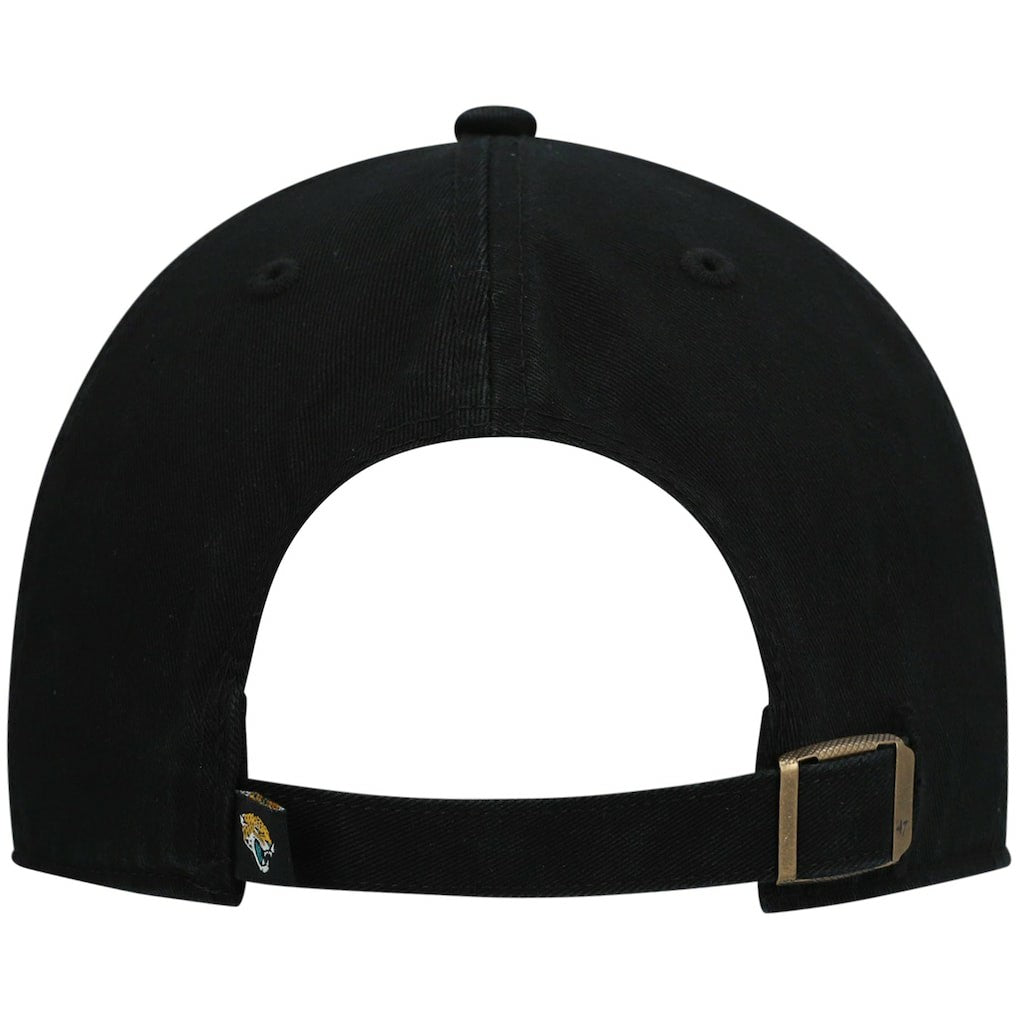Jacksonville Jaguars '47 Clean Up Script Adjustable Hat - Black - 47 brand
